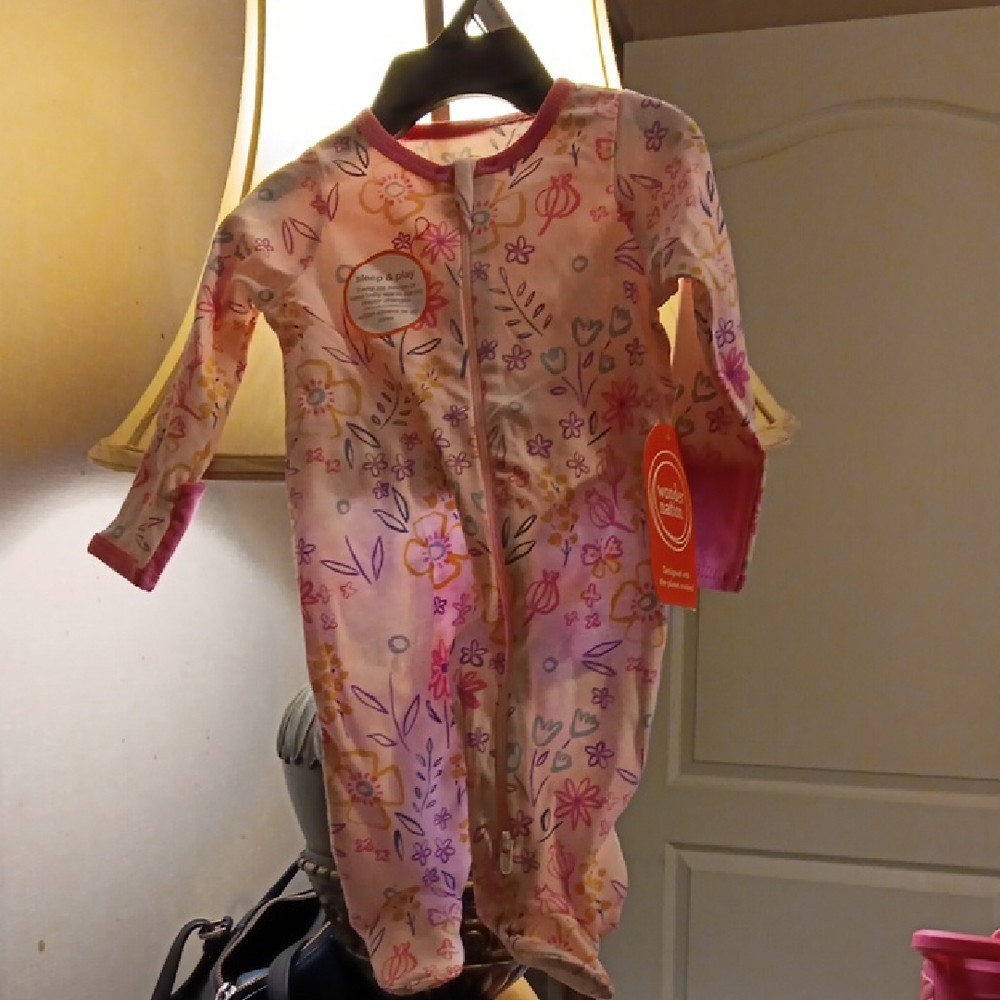 Floral Pink Kids One Piece